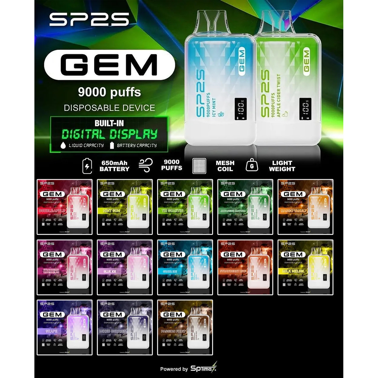 <p><strong>SP2S 9000口<br />
拋棄式/一次性</strong></p>